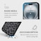 Jefonha Compatible with iPhone 16 Case with Finger Hand Strap Kickstand Trendy Cool Leopard Cheetah Print Phone Case for Women Men Full Camera Protection Shockproof Protective Cover Black