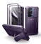 Dexnor for Samsung Galaxy S25 Plus Case with Builtin Slide Camera Cover Screen Protector KickstandHeavyDuty Shockproof Rugged Case FullBody Bumper Cover for Galaxy S25 Plus2025Phantom Purple