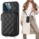 Bocasal Crossbody Wallet Case for iPhone 13 Pro RFID Blocking PU Leather Zipper Handbag Purse Flip Cover Kickstand Folio Case with Card Slots Holder Wrist Strap Lanyard 5G 61 Inch Black