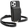 ZVE for iPhone 13 Pro Max Wallet Case Card Holder Crossbody Phone Case for Women Zipper Leather Purse with Wrist Strap RFID Blocking Cover for iPhone 13 Pro Max 67 inch 2021 Black