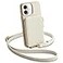ZVE for iPhone 16 Case Wallet RFID Blocking Leather Case with Card Holder Crossbody Wrist Strap Phone Case for Women for iPhone 16 61 Beige