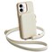 ZVE for iPhone 16 Case Wallet RFID Blocking Leather Case with Card Holder Crossbody Wrist Strap Phone Case for Women for iPhone 16 61 Beige