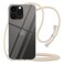 YESPURE for iPhone 14 Pro Max Crossbody Case Clear Wearable Adjustable Shoulder Neck Lanyard Strap Cover Women Girls Soft Slim Protective Hanging Phone Mobile Case for iPhone 14 Pro Max Beige