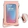Ansxiy Pink Touchscreen Phone Purse Crossbody for WomenCellphone Crossbody with Shoulder StrapWaterproof Small Wallet Case with Transparent Window up to 67 Mobile Phone Purses Bag