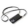 Bandolier Emma Crossbody Wallet Phone Case for iPhone 16 Pro 100 Genuine Pebble Leather Adjustable Removable Crossbody Strap Card Holder with Snap Closure Black with Gold Hardware