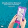Case-Mate CaseMate IP68 Waterproof Phone Pouch Floating Waterproof Phone Case wCrossbody Lanyard Beach Cruise Ship Travel Essentials Compatible with All Devices Touchscreen Friendly Purple Paradise