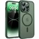 TOCOL Magnetic for iPhone 14 Pro Case Upgraded Full Camera Protection Compatible with Magsafe Drop Protection Translucent Matte Back Bumper Phone Cover 61Inch Alpine Green