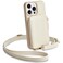ZVE for iPhone 15 Pro Max Wallet Case Crossbody Card Holder Phone Purse for Women RFID Blocking Zipper Leather Cover with Wrist Strap for iPhone 15 Pro Max 67 inch Beige