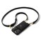 Bandolier Hailey Crossbody Wallet Phone Case for iPhone 15 Pro Max 100 Genuine Pebble Leather with Gold Hardware Adjustable Removable Strap Expandable Flip Card Holder Black with Gold