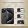 Bandolier Hailey Crossbody Wallet Phone Case for iPhone 15 Pro Max 100 Genuine Pebble Leather with Pewter Hardware Adjustable Removable Strap Expandable Flip Card Holder Black with Pewter