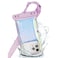 Case-Mate CaseMate Soap Bubble IP68 Waterproof Phone Pouch Floating Waterproof Phone Case wCrossbody Lanyard Cruise Ship Travel Essentials Compatible wAll Devices Touchscreen Friendly Iridescent