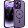 TOCOL Magnetic for iPhone 14 Pro Max Case Upgraded Full Camera Protection Compatible with Magsafe Drop Protection Translucent Matte Back Bumper Phone Cover 67InchMidnight Purple