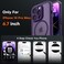 TOCOL Magnetic for iPhone 14 Pro Max Case Upgraded Full Camera Protection Compatible with Magsafe Drop Protection Translucent Matte Back Bumper Phone Cover 67InchMidnight Purple