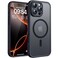 TOCOL for iPhone 16 Pro Max Case Compatible with Magsafe Full Camera Protection Drop Protection Magnetic Translucent Matte Back Bumper Phone Case for 16 Pro Max 69Inch Black