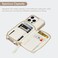 ZVE Wallet Case for iPhone 16 Pro Max with Card Holder Ring Stand Crossbody Zipper Wallet Lanyard Case for iPhone 16 Pro Max 69 InchBeige