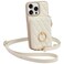 ZVE Wallet Case for iPhone 16 Pro Max with Card Holder Ring Stand Crossbody Zipper Wallet Lanyard Case for iPhone 16 Pro Max 69 InchBeige