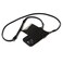 Bandolier Mila Crossbody Wallet Phone Case MagSafe Compatible for iPhone 16 Pro Max 100 Genuine Pebble Leather Adjustable Removable Strap Black with Pewter Hardware