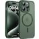 TOCOL for Phone 15 Pro Max Case Compatible with Magsafe Charger Full Camera Protection Drop Protection Translucent Matte Phone Case for iPhone 15 Pro Max 67 inch Alpine Green