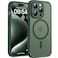 TOCOL for Phone 15 Pro Max Case Compatible with Magsafe Charger Full Camera Protection Drop Protection Translucent Matte Phone Case for iPhone 15 Pro Max 67 inch Alpine Green