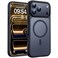 TOCOL for iPhone 17 Pro Case Compatible with Magsafe Builtin Magnets Full Camera Protection Drop Protection Translucent Matte for iPhone 17 Pro Phone Case 63 inch Black