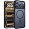 TOCOL for iPhone 17 Pro Case Compatible with Magsafe Builtin Magnets Full Camera Protection Drop Protection Translucent Matte for iPhone 17 Pro Phone Case 63 inch Black