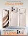 TOCOL for iPhone 17 Pro Case Compatible with Magsafe Charger Full Camera Protection Translucent Matte Phone Case for 17 Pro 63 inch Desert