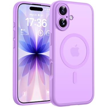 TOCOL for Phone 17 Case Compatible with Magsafe Charger Full Camera Protection Drop Protection Translucent Matte Phone Case for Phone 17 63 inch Light Purple
