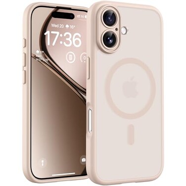TOCOL for Phone 17 Case Compatible with Magsafe Charger Full Camera Protection Drop Protection Translucent Matte Phone Case for Phone 17 63 inch Desert