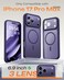 TOCOL for iPhone 17 Pro Max Case Compatible with Magsafe Charger Full Camera Protection Translucent Matte for iPhone 17 Pro Max Phone Case 69 inch Midnight Purple