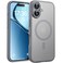 TOCOL for Phone 17 Case Compatible with Magsafe Charger Full Camera Protection Drop Protection Translucent Matte Phone Case for Phone 17 63 inch Gray