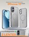 TOCOL for Phone 17 Case Compatible with Magsafe Charger Full Camera Protection Drop Protection Translucent Matte Phone Case for Phone 17 63 inch Gray