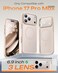 TOCOL for iPhone 17 Pro Max Case Compatible with Magsafe Charger Full Camera Protection Translucent Matte for iPhone 17 Pro Max Phone Case 69 inch Desert