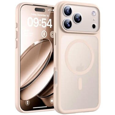 TOCOL for iPhone 17 Pro Max Case Compatible with Magsafe Charger Full Camera Protection Translucent Matte for iPhone 17 Pro Max Phone Case 69 inch Desert
