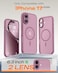 TOCOL for Phone 17 Case Compatible with Magsafe Charger Full Camera Protection Drop Protection Translucent Matte Phone Case for Phone 17 63 inch Lilac Purple