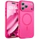 TOCOL for iPhone 17 Pro Case Compatible with Magsafe Charger Full Camera Protection Translucent Matte Phone Case for 17 Pro 63 inch Hot Pink