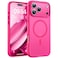 TOCOL for iPhone 17 Pro Case Compatible with Magsafe Charger Full Camera Protection Translucent Matte Phone Case for 17 Pro 63 inch Hot Pink