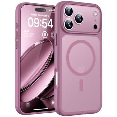 TOCOL for iPhone 17 Pro Max Case Compatible with Magsafe Charger Full Camera Protection Translucent Matte for iPhone 17 Pro Max Phone Case 69 inch Lilac Purple