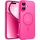 TOCOL for Phone 17 Case Compatible with Magsafe Charger Full Camera Protection Drop Protection Translucent Matte Phone Case for Phone 17 63 inch Hot Pink