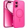 TOCOL for Phone 17 Case Compatible with Magsafe Charger Full Camera Protection Drop Protection Translucent Matte Phone Case for Phone 17 63 inch Hot Pink