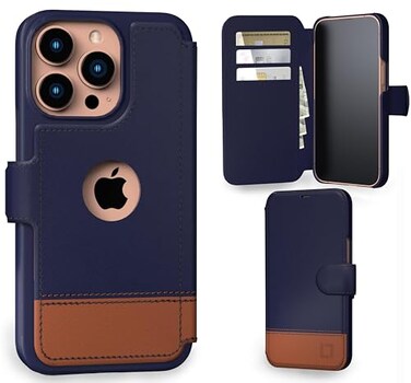 LUPA Legacy Compatible For iPhone 13 Pro Max Case Wallet Case with Card Holder Slim Durable for Women and Men iPhone 13 Pro Max Flip Cell Phone case Faux Leather Folio Cover Desert Sky