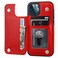 ONETOP Compatible with iPhone 12 Compatible with iPhone 12 Pro Wallet Case with Card Holder PU Leather Kickstand Card Slots Case Double Magnetic Clasp Durable Shockproof Cover 61 InchRed