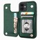 ONETOP Compatible with iPhone 12 Compatible with iPhone 12 Pro Wallet Case with Card Holder PU Leather Kickstand Card Slots Case Double Magnetic Clasp Durable Shockproof Cover 61 InchGreen