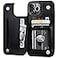 ONETOP Compatible with iPhone 12 Pro Max Wallet Case with Card HolderPU Leather Kickstand Card Slots Case Double Magnetic Clasp and Durable Shockproof Cover 67 InchBlack