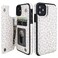 HAOPINSH for iPhone 11 Wallet Case with Card Holder White Leopard Cheetah Pattern Back Flip Folio PU Leather Kickstand Card Slots Case for Women Girls Double Magnetic Clasp Shockproof Cover 61