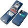 KIHUWEY Compatible with iPhone 12 Pro Max Case Wallet with Credit Card Holder Premium Leather Magnetic Clasp Kickstand Heavy Duty Protective Cover for iPhone 12 Pro Max 67 InchBlue