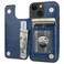 ONETOP Compatible with iPhone 13 Mini Wallet Case with Card Holder PU Leather Kickstand Card Slots Case Double Magnetic Clasp and Durable Shockproof Cover 54 InchBlue