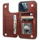ONETOP Compatible with iPhone 13 Pro Max Wallet Case with Card HolderPU Leather Kickstand Card Slots Case Double Magnetic Clasp and Durable Shockproof Cover 67 InchBrown