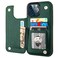 ONETOP Compatible with iPhone 13 Pro Max Wallet Case with Card HolderPU Leather Kickstand Card Slots Case Double Magnetic Clasp and Durable Shockproof Cover 67 InchGreen