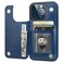 ONETOP Compatible with iPhone 13 Pro Wallet Case with Card Holder PU Leather Kickstand Card Slots Case Double Magnetic Clasp Durable Shockproof Cover 61 InchBlue