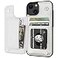ONETOP Compatible with iPhone 13 Wallet Case with Card Holder PU Leather Kickstand Card Slots Case Double Magnetic Clasp Durable Shockproof Cover 61 InchWhite
